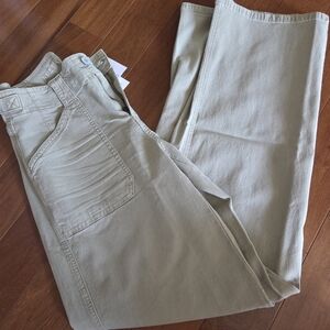 AE Stretch High-Waisted Stovepipe Pant NWT Size 0 Regular 25W - Olive